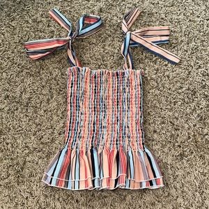 shein flowy striped top